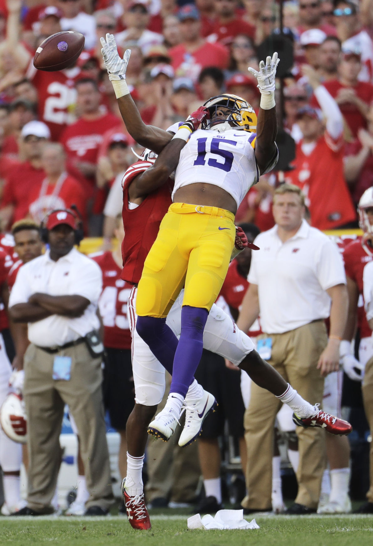 LSU Wisconsin Football